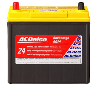 High cranking capacity AcDelco batteries