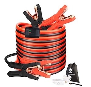 Jumper cable with quality materials red and black