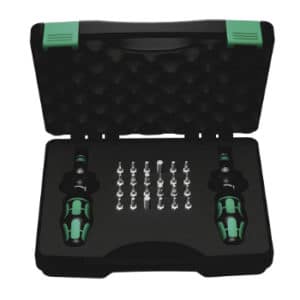 Wera Adjustable 7440/41 Kraftform Hexagon Screwdriver Set Smooth Torque