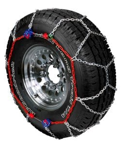 Tire chains for heavy snow