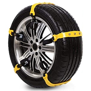 Dolloly GT Snow Tire Chain Good For Light Truck and SUV Wiath a builtin rubber for better traction tire chains for snow see stars