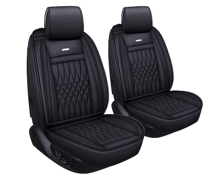 Black LUCKYMAN CLUB 2 Seat Covers