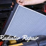 Car radiator repair