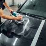 Prep car by polishing and removing defects Prep car by polishing and removing defects