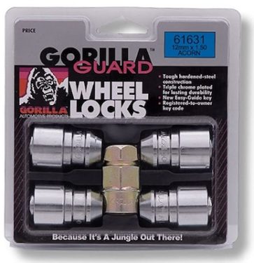 Acorn Gorilla Guard Wheel Locks and Lug Nuts