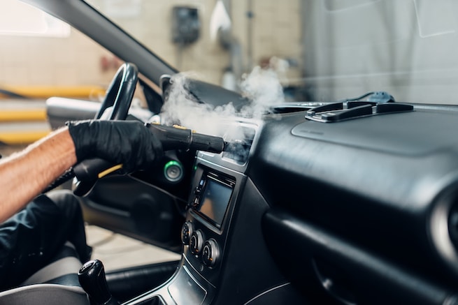 Clean and disinfect your car's interior