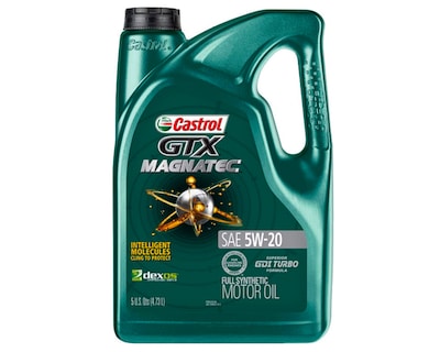 Castrol 03063 GTX MAGNATEC 5W-20 Full Synthetic Motor Oil