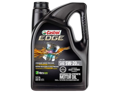 Castrol 03083 EDGE 5W-20 Advanced Full Synthetic Motor Oil