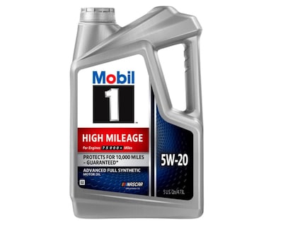 Mobil 1 5W-20 High Mileage Advanced Full Synthetic Motor Oil