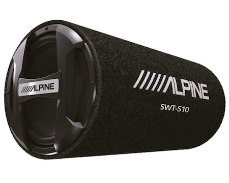 Alpine SWT-S10 1200W Max (250W RMS) Single 10 Inch Sealed Subwoofer