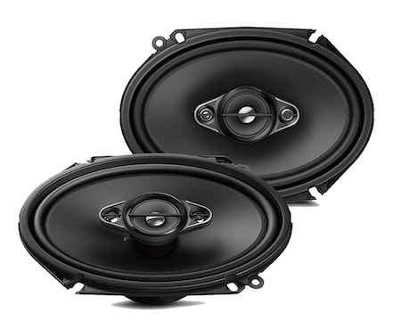 Pioneer TS-A6880F 6x8 Max Power A-Series 4-Way Car Audio Speakers