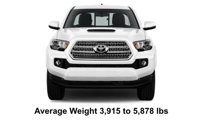 Average Weight of Pick Up Trucks