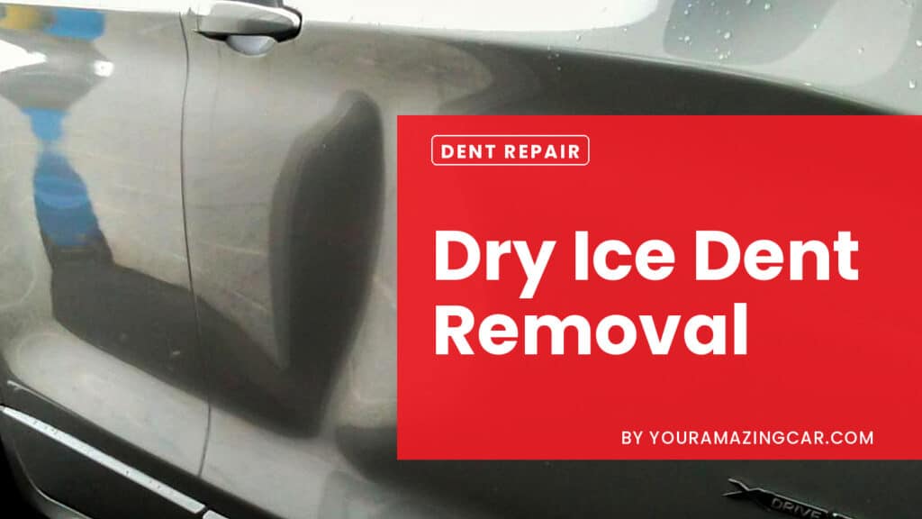 Dry ice dent removal Dry ice dent removal