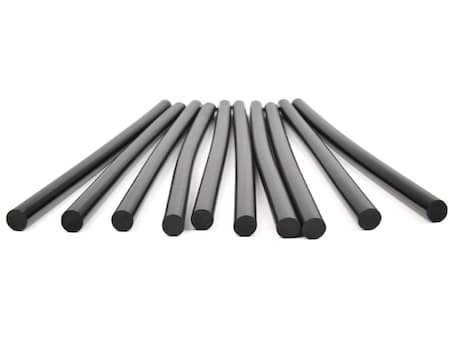 QLOUNI 15pcs Black Glue Sticks