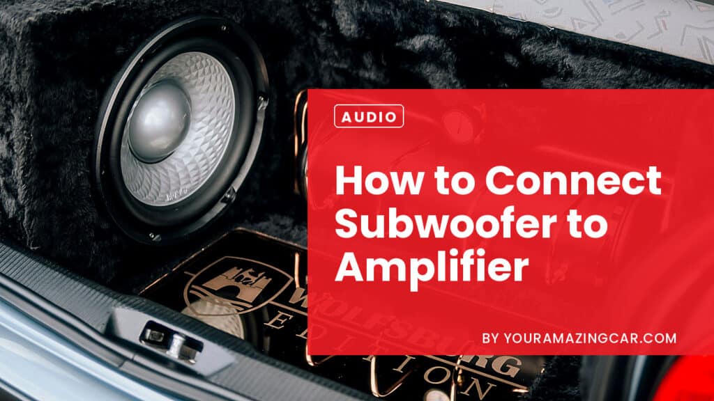 How to Connect Subwoofer to Amplifier How to Connect Subwoofer to Amplifier