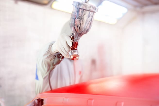 Adding a clear coat of car paint touch up