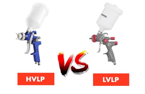 HVLP and LVLP both can transfer efficiency at the air cap