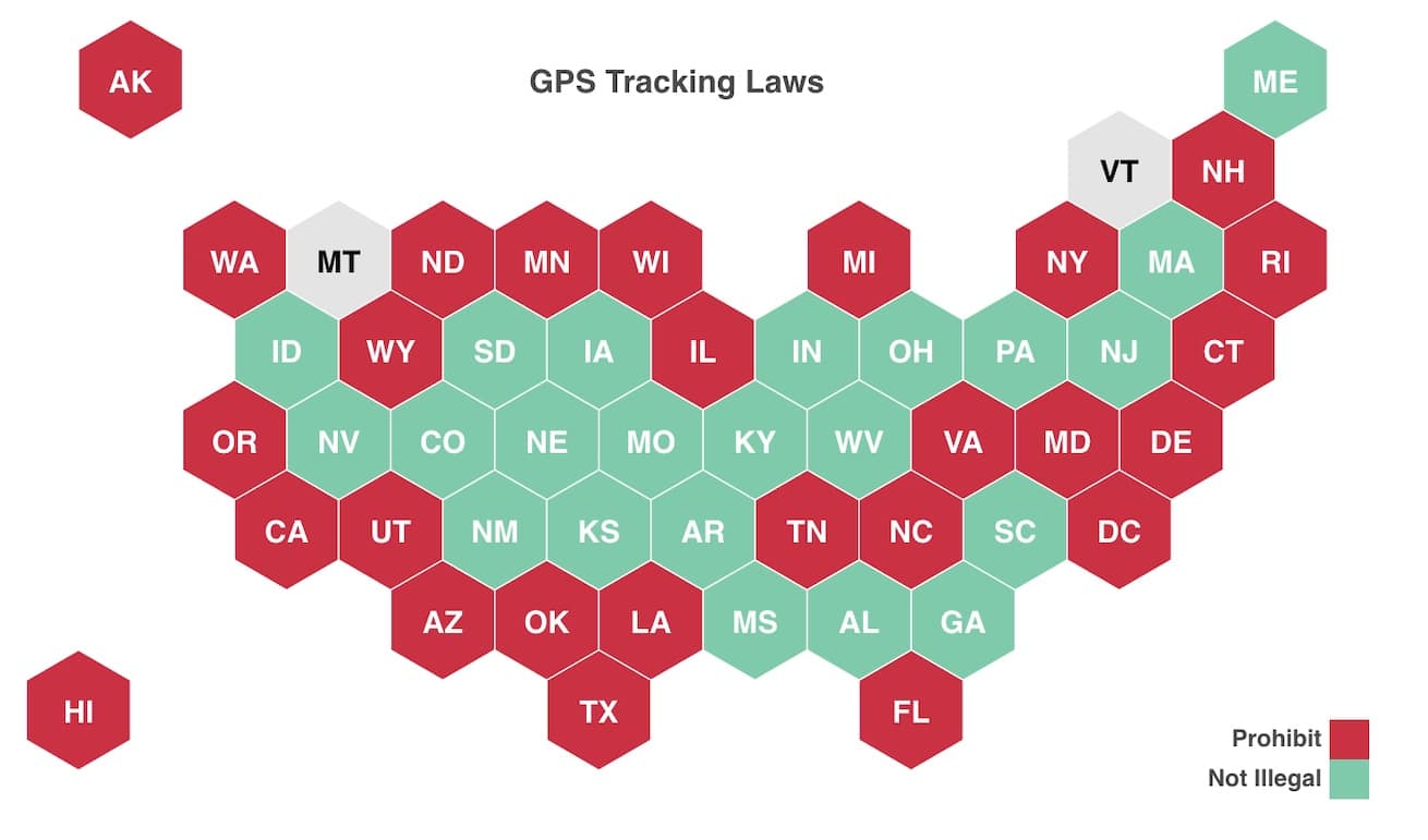 Illegal Description of GPS trackers in USA