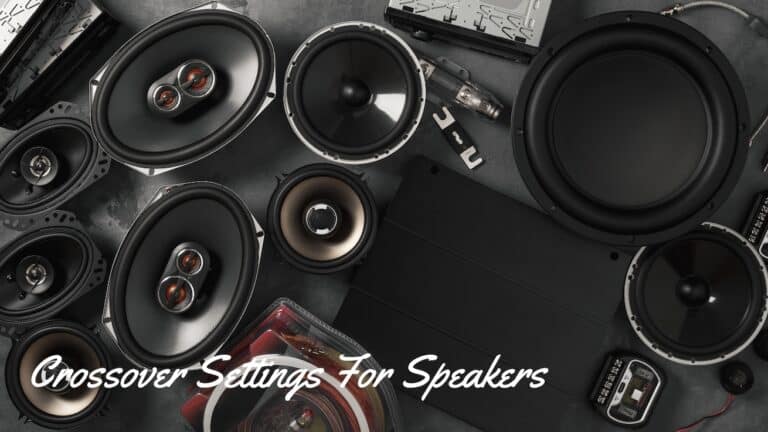 Crossover Settings For Speakers Crossover Settings For Speakers