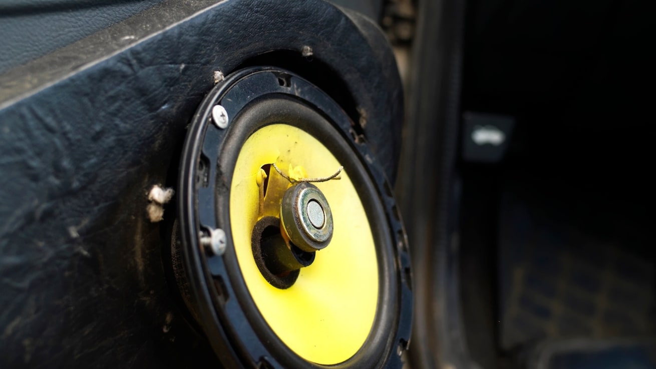 Speaker sound that produces buzzing noises