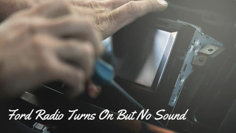 Ford Radio Turns On But No Sound Ford Radio Turns On But No Sound